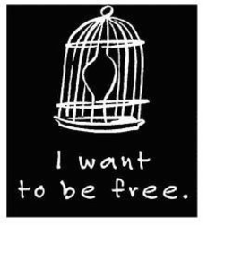 I WANT TO BE FREE. trademark