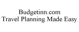 BUDGETINN.COM TRAVEL PLANNING MADE EASY trademark