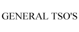 GENERAL TSO'S trademark