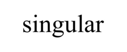 SINGULAR trademark