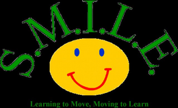 S.M.I.L.E. LEARNING TO MOVE. MOVING TO LEARN trademark