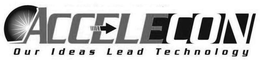 ACCELECON OUR IDEAS LEAD TECHNOLOGY trademark