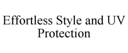 EFFORTLESS STYLE AND UV PROTECTION trademark