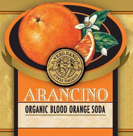 VERGNANO TORINO, ITALY 1865 ARANCINO ORGANIC BLOOD ORANGE SODA trademark