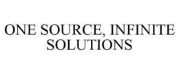 ONE SOURCE, INFINITE SOLUTIONS trademark