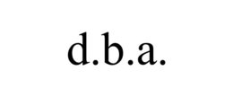 D.B.A. trademark