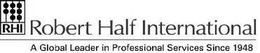 RHI ROBERT HALF INTERNATIONAL A GLOBAL LEADER IN PROFESSIONAL SERVICES SINCE 1948 trademark