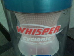 WHISPER CYCLONIC FILTRATION SYSTEM trademark