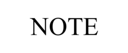 NOTE trademark