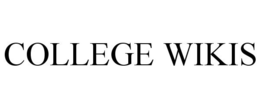 COLLEGE WIKIS trademark