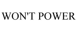WON'T POWER trademark