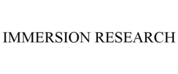 IMMERSION RESEARCH trademark
