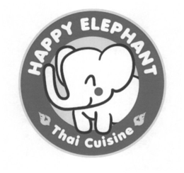 HAPPY ELEPHANT THAI CUISINE trademark