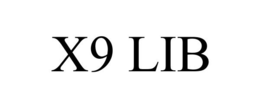 X9 LIB trademark