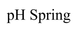 PH SPRING trademark