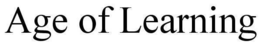 AGE OF LEARNING trademark