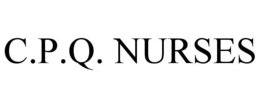 C.P.Q. NURSES trademark