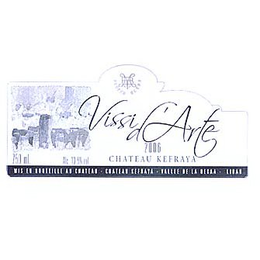 VISSI D'ARTE 2006 CHATEAU KEFRAYA MIS EN BOUTEILLE AU CHATEAU CHATEAU KEFRAYA VALLEE DE LA BEKAA LIBAN trademark