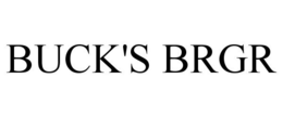 BUCK'S BRGR trademark