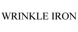 WRINKLE IRON trademark