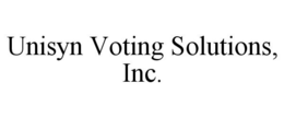 UNISYN VOTING SOLUTIONS, INC. trademark
