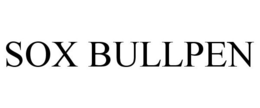 SOX BULLPEN trademark