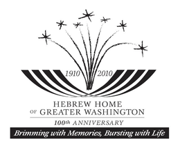 1910 2010 HEBREW HOME OF GREATER WASHINGTON 100TH ANNIVERSARY BRIMMING WITH MEMORIES, BURSTING WITH LIFE trademark