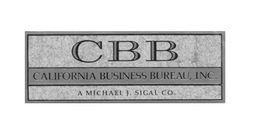 CBB CALIFORNIA BUSINESS BUREAU, INC. A MICHAEL J. SIGAL CO. trademark