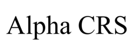 ALPHA CRS trademark