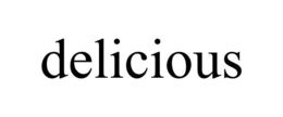DELICIOUS trademark