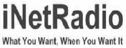 INETRADIO WHAT YOU WANT, WHEN YOU WANT IT trademark