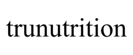 TRUNUTRITION trademark