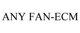 ANY FAN-ECM trademark