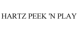 HARTZ PEEK 'N PLAY trademark