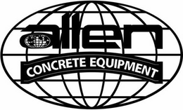 ALLEN CONCRETE EQUIPMENT trademark