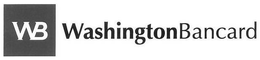 WB WASHINGTONBANCARD trademark