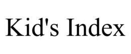 KID'S INDEX trademark