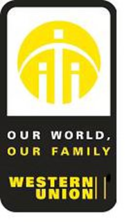 OUR WORLD, OUR FAMILY WESTERN UNION trademark