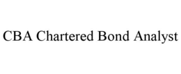 CBA CHARTERED BOND ANALYST trademark