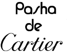 PASHA DE CARTIER trademark