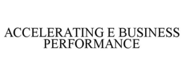 ACCELERATING E BUSINESS PERFORMANCE trademark