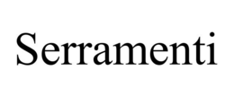 SERRAMENTI trademark