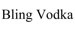 BLING VODKA trademark