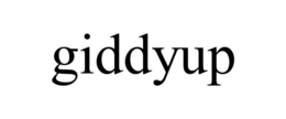 GIDDYUP trademark
