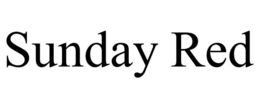 SUNDAY RED trademark