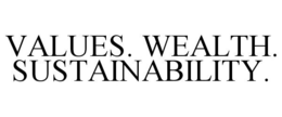 VALUES. WEALTH. SUSTAINABILITY. trademark