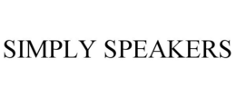 SIMPLY SPEAKERS trademark