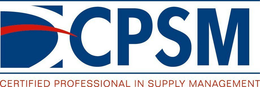 CPSM CERTIFIED PROFESSIONAL IN SUPPLY MANAGEMENT trademark