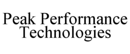 PEAK PERFORMANCE TECHNOLOGIES trademark