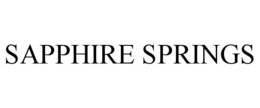 SAPPHIRE SPRINGS trademark